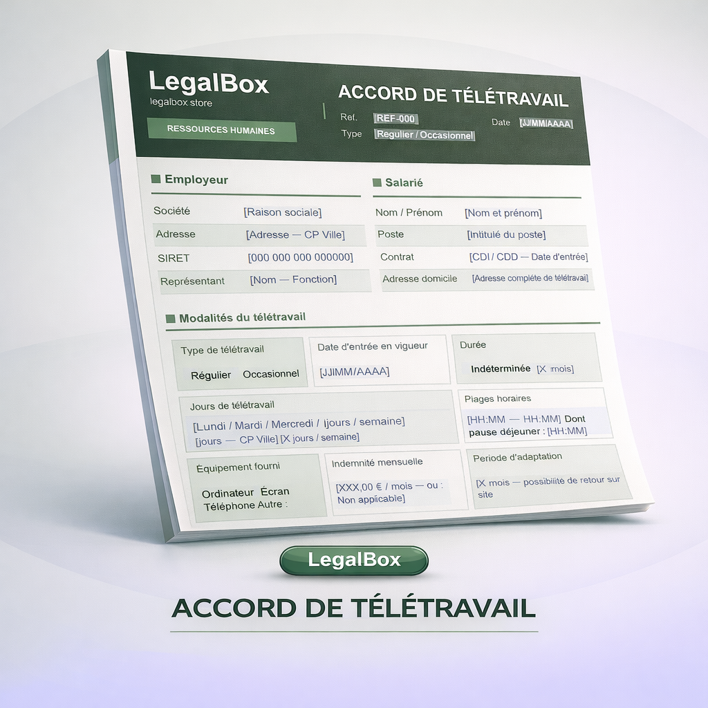 Accord de Télétravail