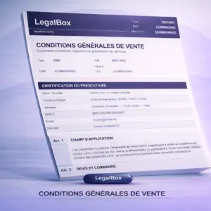 Conditions Générales de Vente