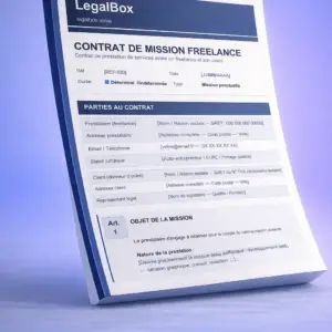 Contrat De Mission Freelance