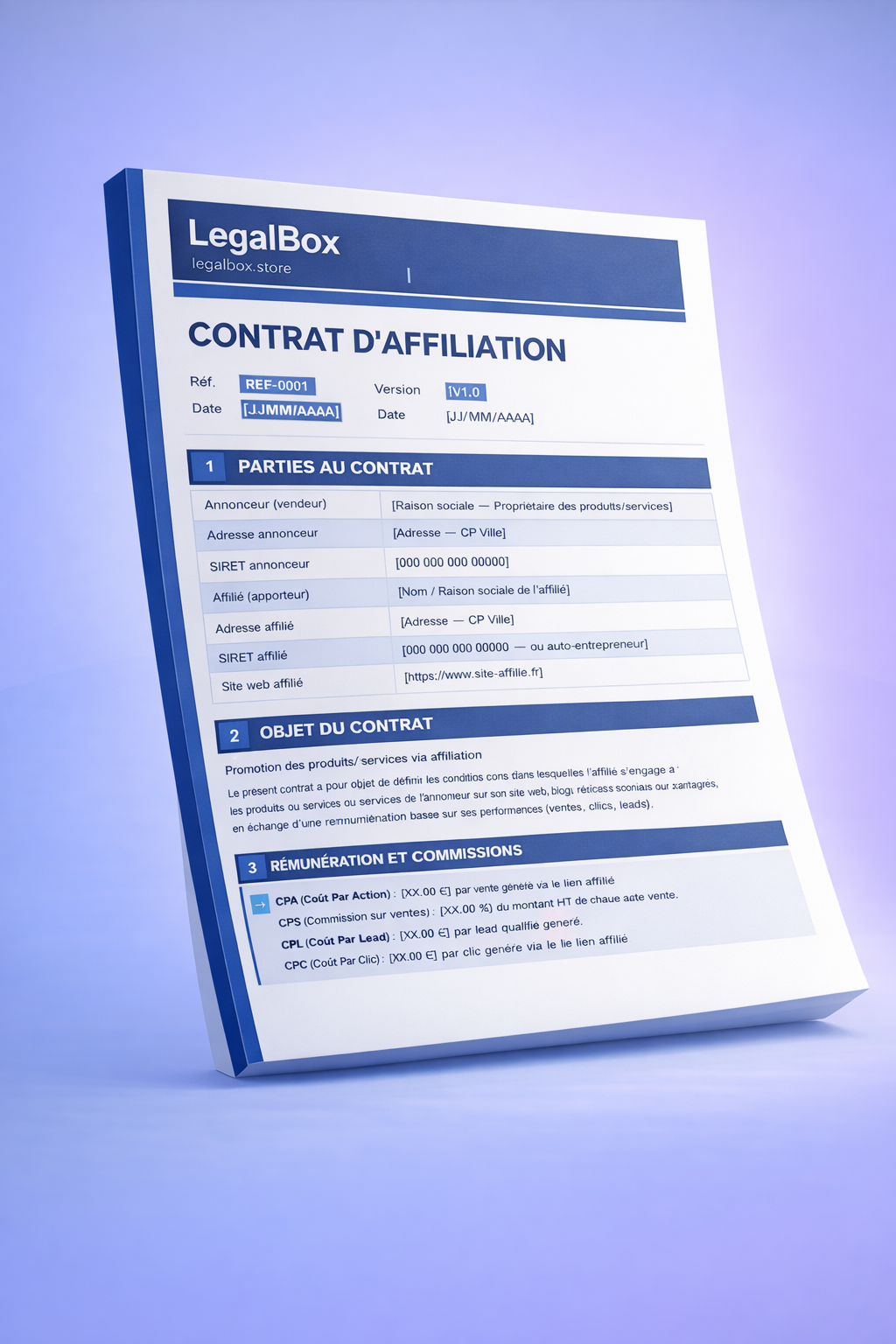 Contrat D'Affiliation