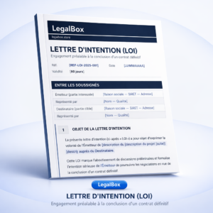 Lettre D'intention