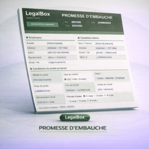 Promesse d'Embauche