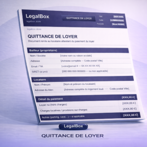 Quittance de Loyer
