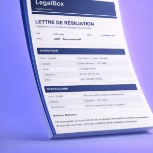Lettre de Résiliation