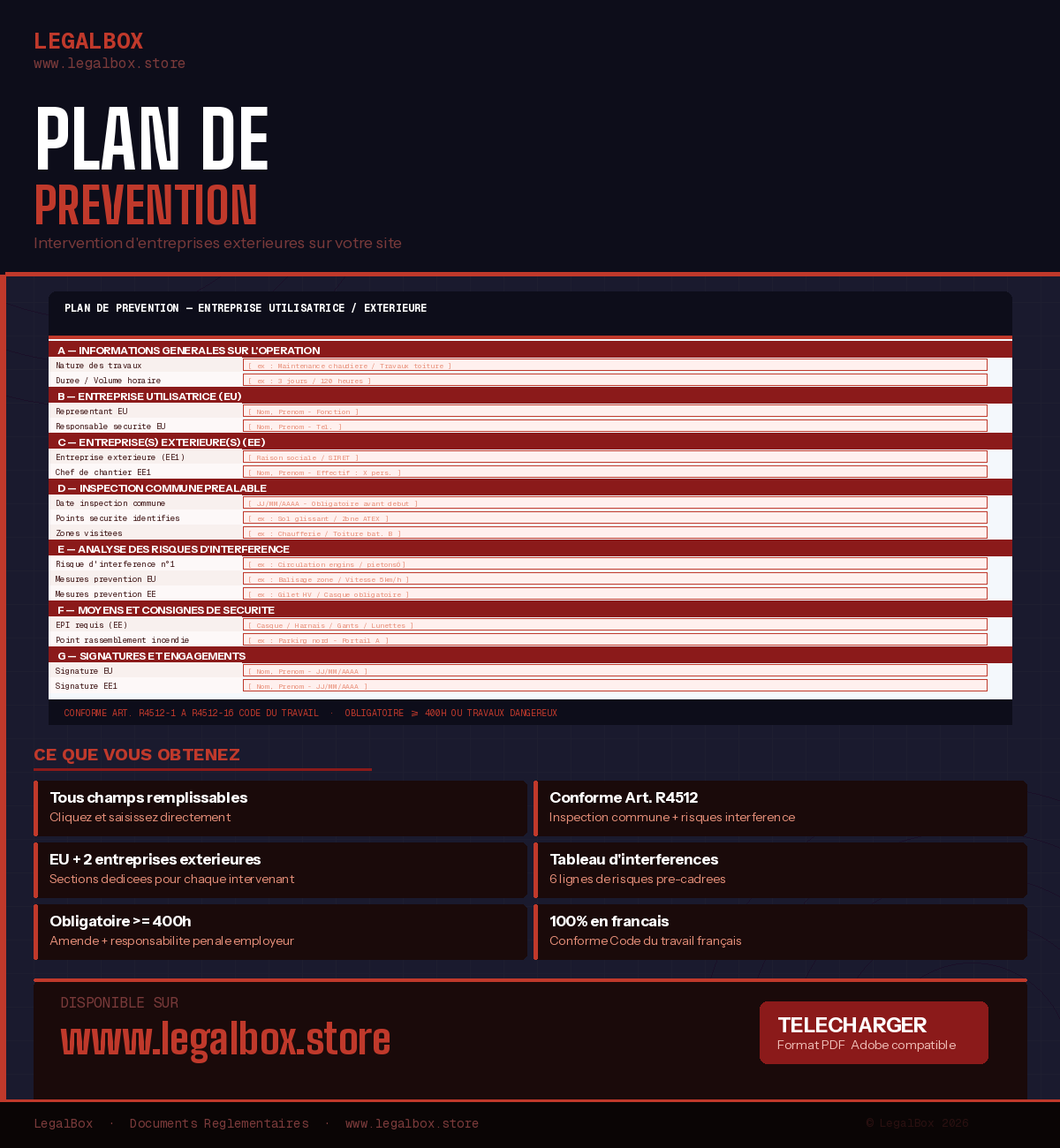 Plan de Prévention