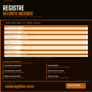 Registre de securité incendie